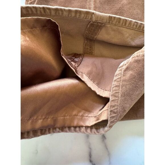 Childrens place girls size 6 wet sand brown velvet rhinestone dress sleeveless c - Picture 6 of 7